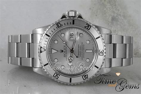 silver womens rolex|rolex submariner silver.